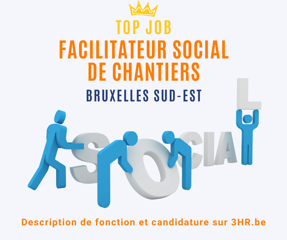 Facilitateur social de chantiers (H/F/X) pour le secteur non marchand